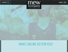 Tablet Screenshot of mewco.ca